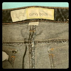 LOFT Curvy boot jeans size 10 womens